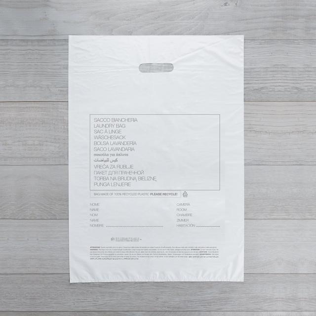 Sacchetto biancheria PE 60x40 cm No Logo 1000 pz