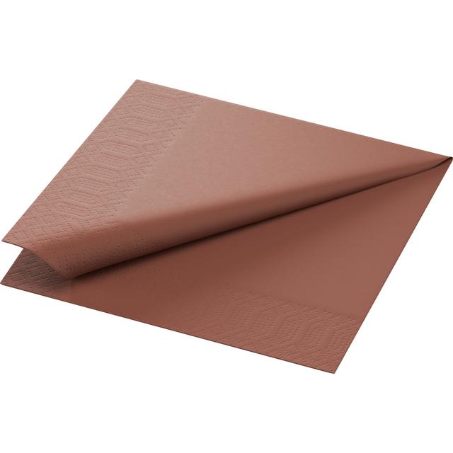 Tovagliolo cellulosa 2v 33x33 cm nocciola - 125 pz x cf - 16 cf x ct