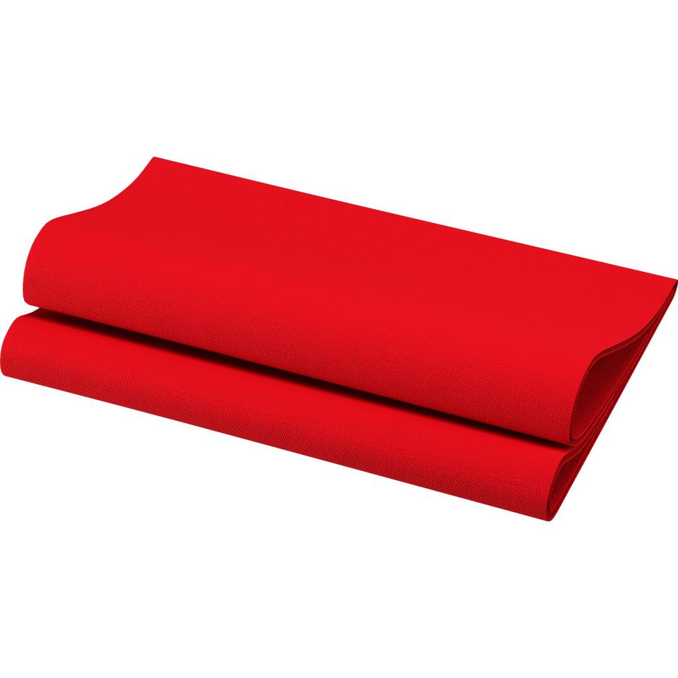 Tovagliolo BIO Dunisoft 40x40 cm rosso - 60 pz x cf - 6 cf x ct