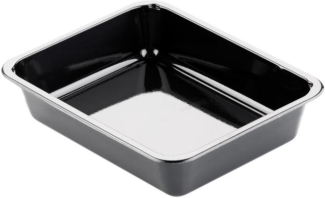 Vaschetta 1 scomp.1500 ml 225x175x54mm Nero - 270 pz x cf - 1 cf x ct