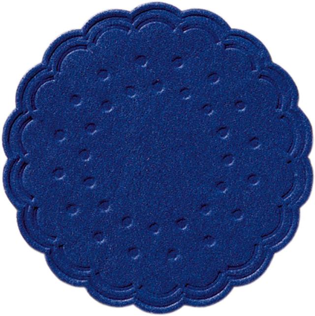 Sottobicchiere 75mm in cellulosa rotondo Blu scuro Multivelo - 250 pz x cf - 12 cf x ct