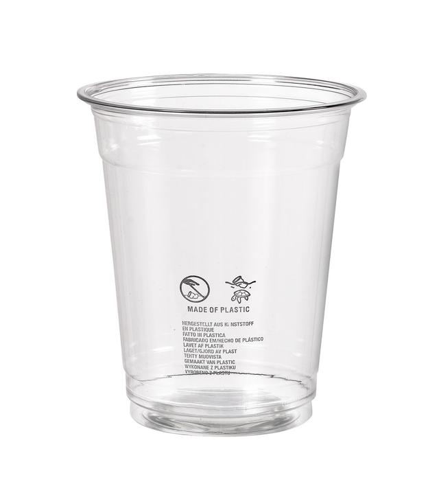 Bicchiere Crystal 350 ml rPET trasparente - 12 pz x cf - 12 cf x ct