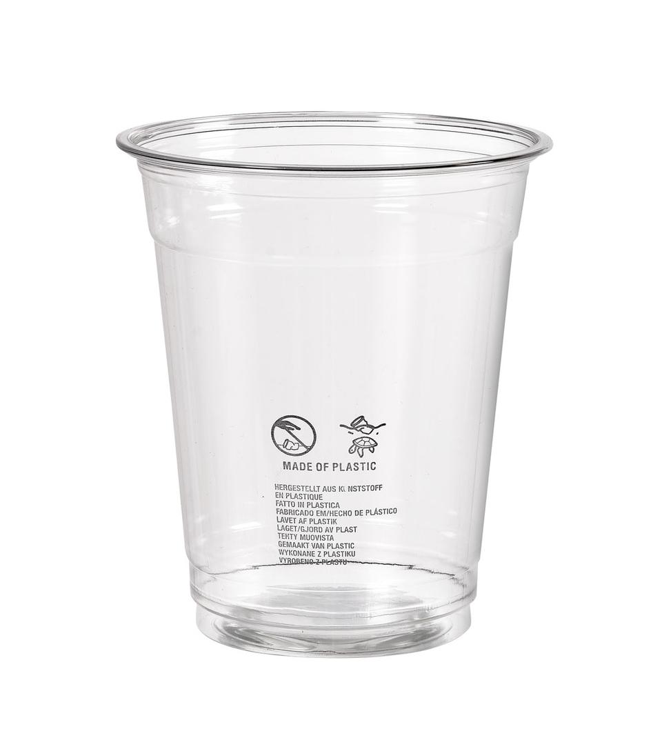 Bicchiere Crystal 350 ml rPET trasparente - 12 pz x cf - 12 cf x ct