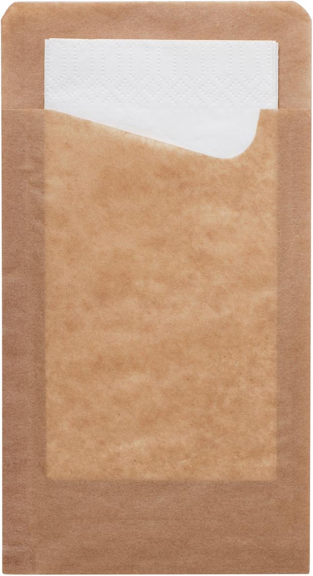 Sacchetto Snack+tovagliolo 2 v bianco 113x210 - 350 pz x cf ES
