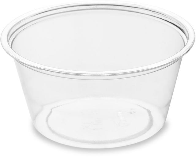 Coppetta condimento 60 ml rPET trasparente - 100 pz x cf - 25 cf x ct ES