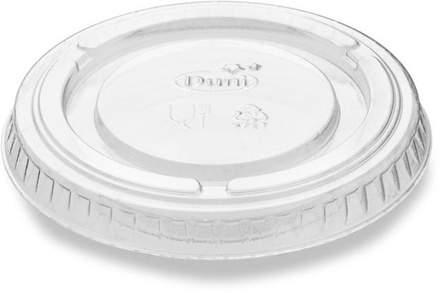 Coperchio coppetta condimento 180122 rPET trasp. - 100 pz x cf - 25 cf x ct ES