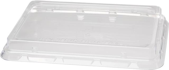 Coperchio 100% rPET trasparente scatola rettang - 40 pz x cf - 6 cf x ct ES