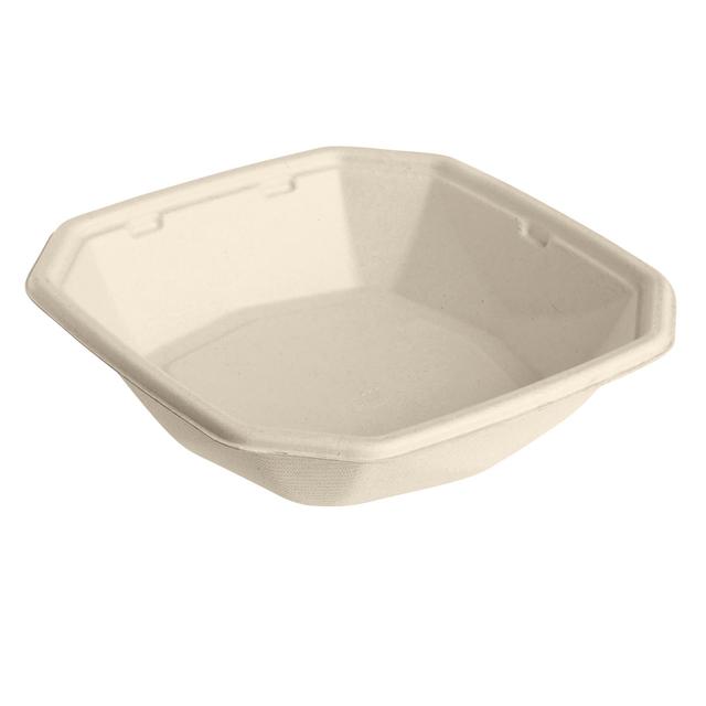 Scatola Octabagasse M 650 ml Bagassa Marrone - 50 pz x cf - 6 cf x ct