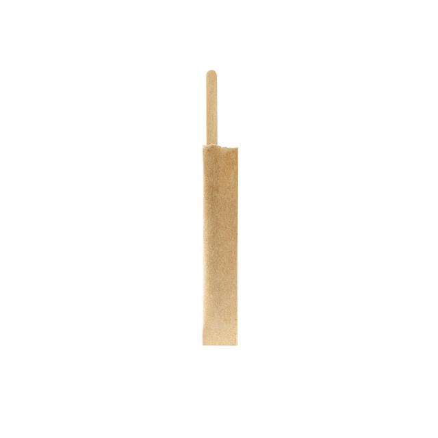 Paletta caffè in legno confezione singola 110mm - 100 pz x cf - 50 cf x ct