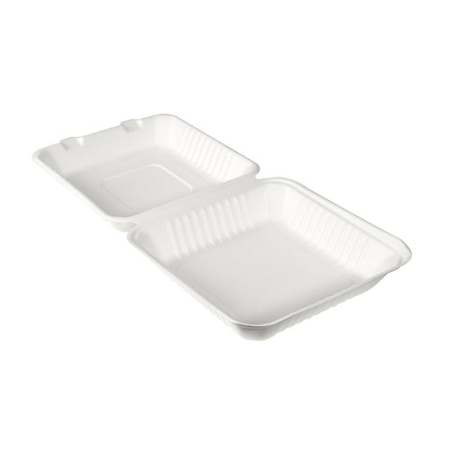 Scatola Meal Bagassa bianca 1 scomp.1200 ml 236x231x81 - 50 pz x cf - 2 cf x ct
