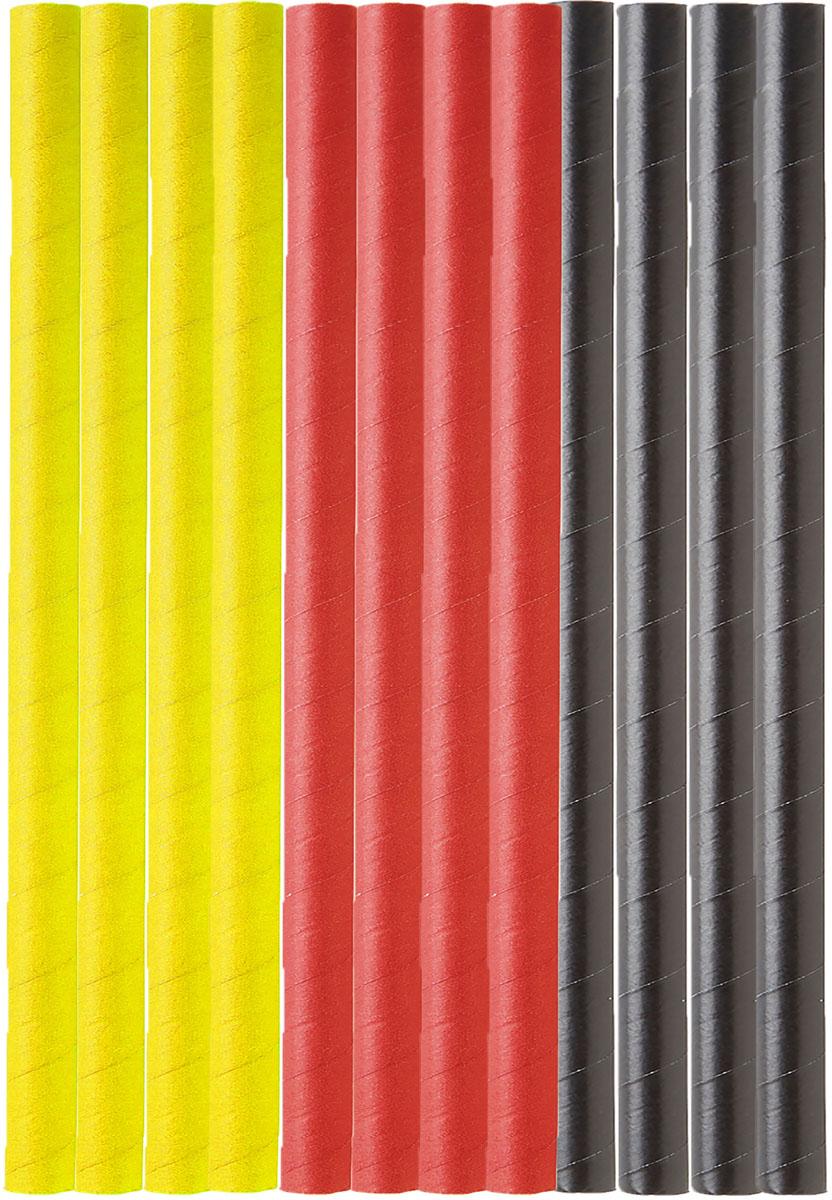 Cannucce in cartone 15 cm. col.giallo-rosso-nero 20x25 ES