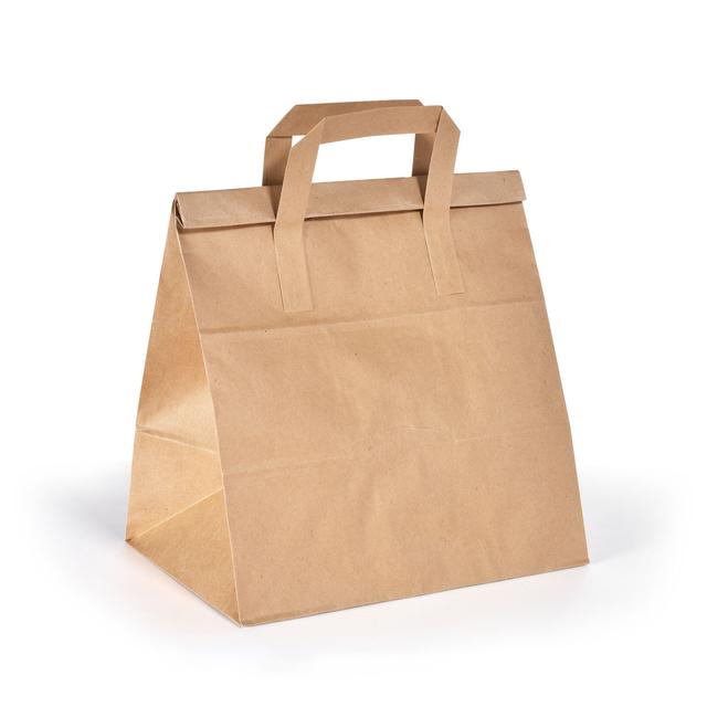 Sacchetto da asporto Foldbag 240 x 170 x 290 mm Marrone - 250 pz x cf