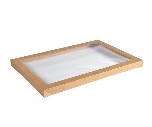 Glance Catering Lid Large 455x313x30 mm Marrone - 50 pz x cf