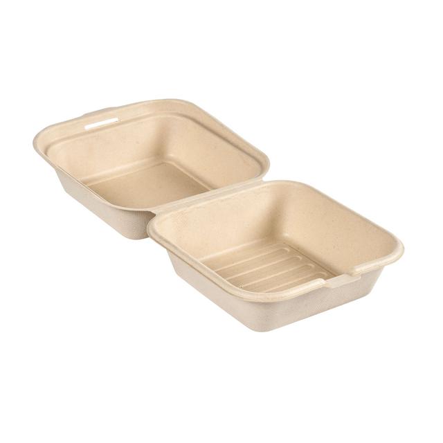 Scatola Meal Bagassa marrone 1 scomp. 475 ml 162x152x80 - 50 pz x cf - 4 cf x ct