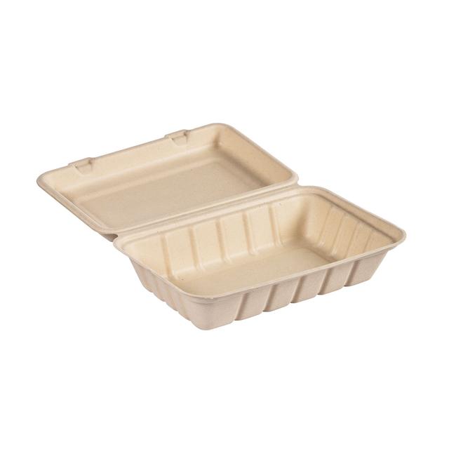 Scatola Meal Bagassa marrone 1 scomp. 850 ml - 50 pz x cf - 2 cf x ct