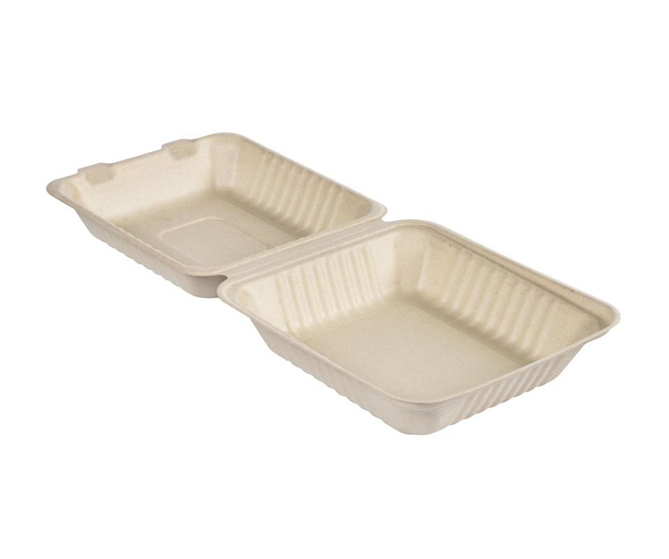 Scatola meal Bagassa marrone 1 scomparti - 50 pz x cf - 3 cf x ct