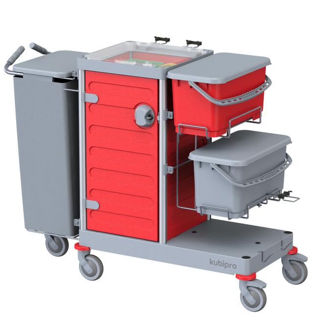 Carrello Kubi 3.1 PRO colore grigio/rosso