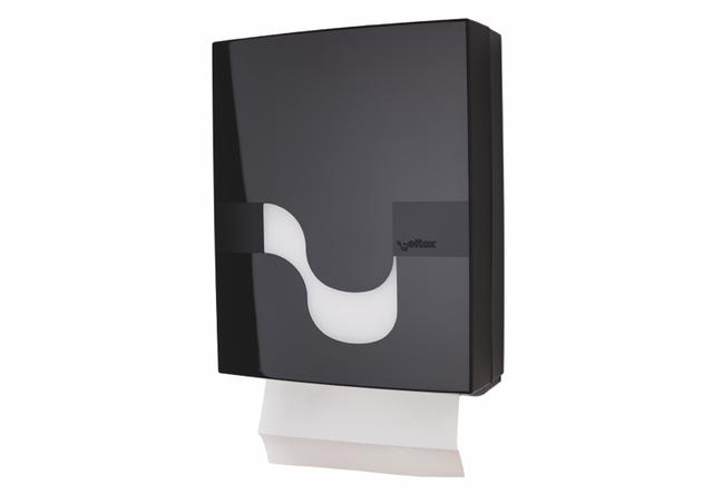 Dispenser MegaMini asciugamani piegati Z, V, C nero