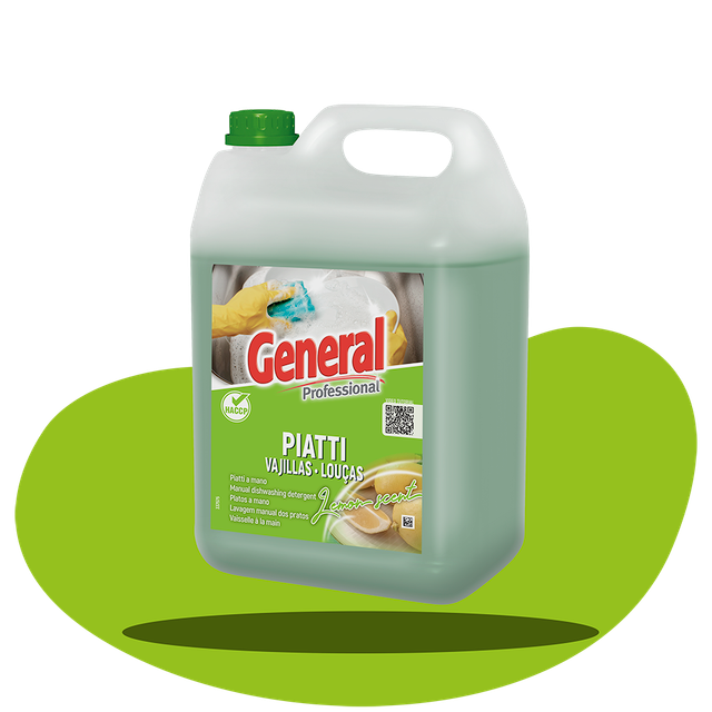 Detergente piatti a mano limone General PRO 5 kg - 4 Ta x ct