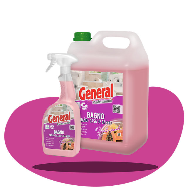 Detergente anticalcare profumato Bagno General PRO Ecolabel 750 ml - 12 Fl x ct
