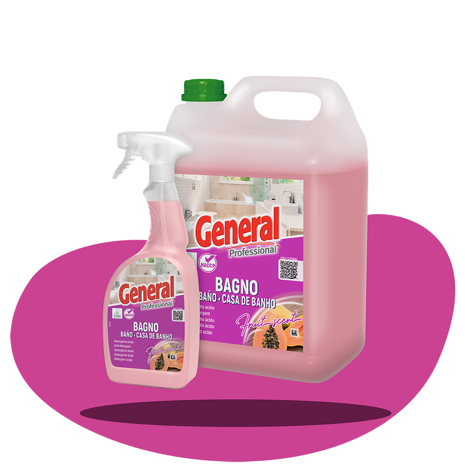 Detergente anticalcare profumato Bagno General PRO Ecolabel 750 ml - 12 Fl x ct