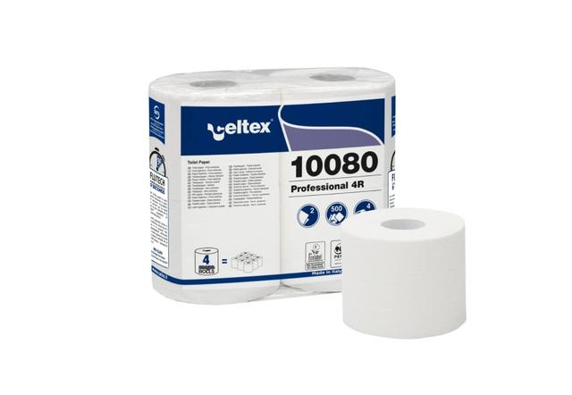 Carta igienica rotolo professional compact - 2 v 55 M 500 str - 4 pz x cf - 10 cf x ct
