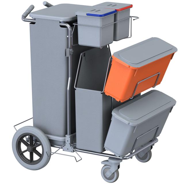 Carrello Smart 3 Top Big Foot grigio arancio