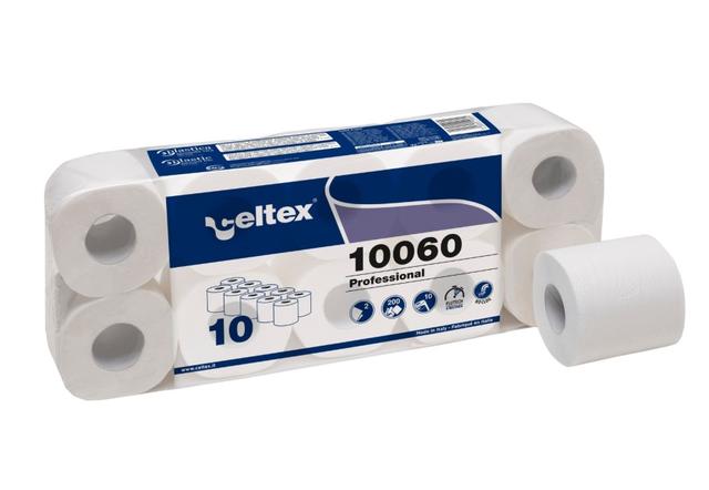 Carta igienica a rotolo Professional Blue pc - 2 v 22 M 200 str - 10 pz x cf - 12 cf x ct
