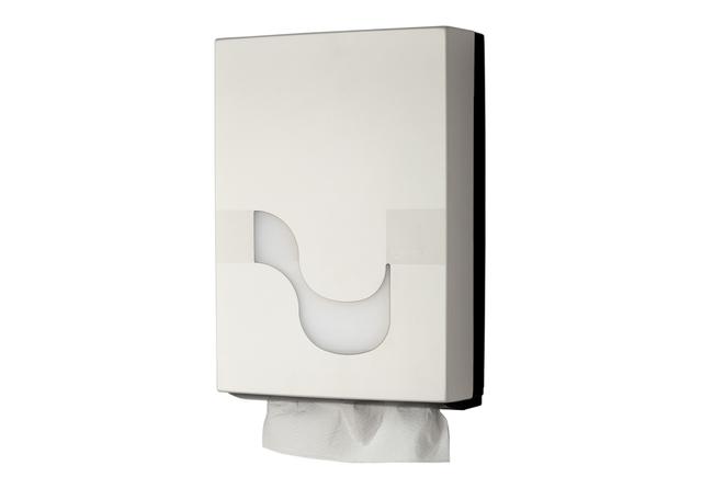 Dispenser MegaMini white asciugamani piegati slim