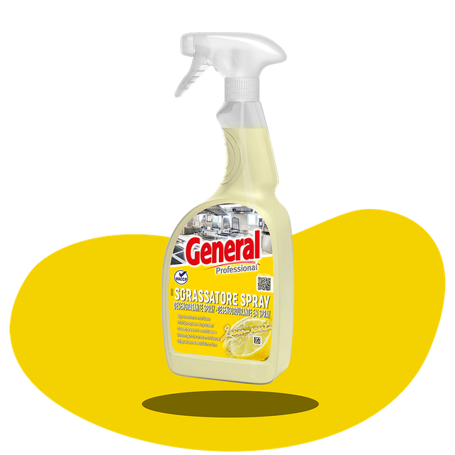 Sgrassatore spray multiuso limone General PRO 750 ml - 12 fl x ct