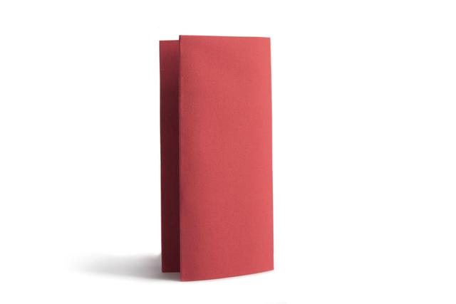 Tovagliolo BIO Dunisoft 40x40cm Bordeaux piega 1/8 - 1000 pz x ct