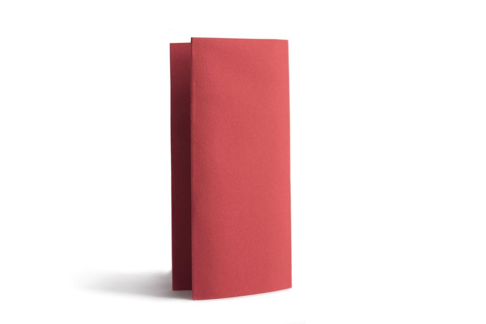Tovagliolo BIO Dunisoft 40x40cm Bordeaux piega 1/8 - 1000 pz x ct