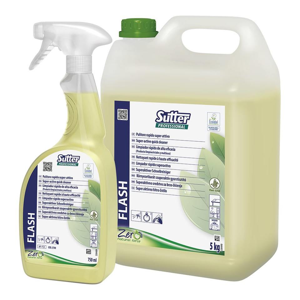 Flash Ecolabel pulitore superattivo ml 750 Zero - 12 Fl x ct