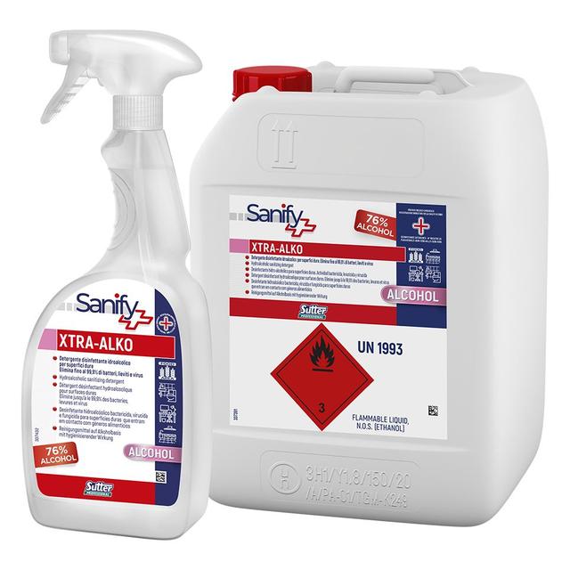 Xtra-Alko detergente igienizzante idroalcolico ml.750 - 12 Fl x ct