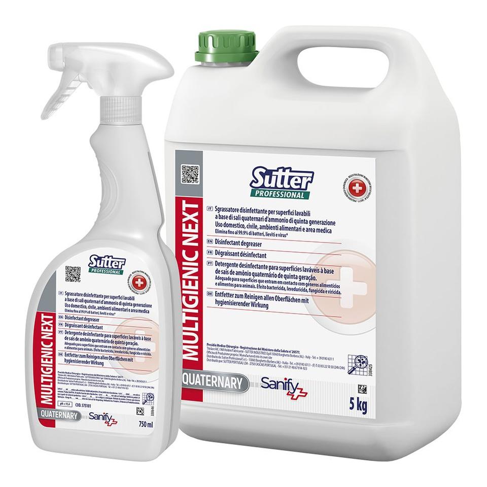 Multigienic Next sgrassante disinfettante PMC 750 ml-cf 12 - 12 Fl x ct