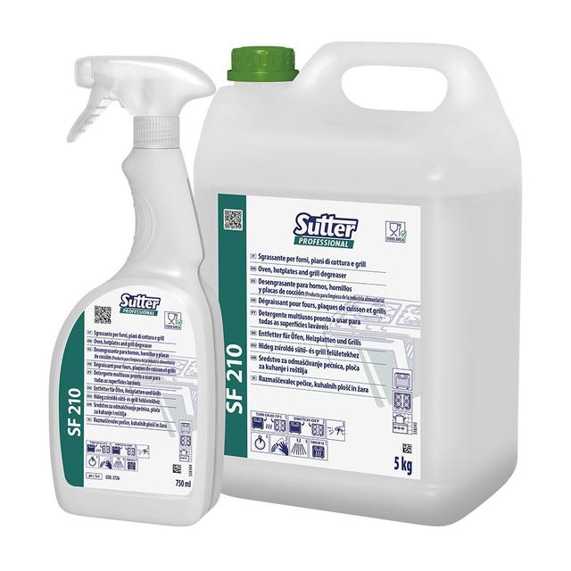 S.F. 210 Sgrassante x forni,fornelli e piastre cottura kg.5 - 4 Ta x ct