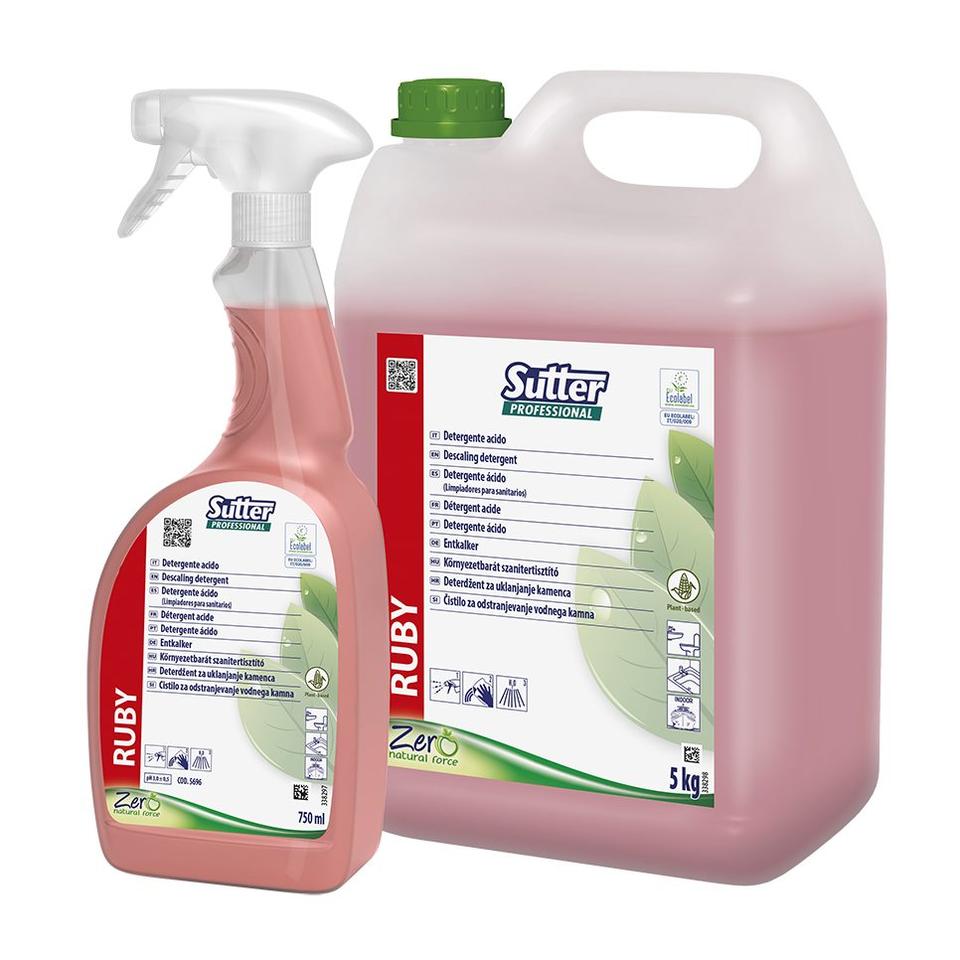 Ruby detergente anticalcare profumato Ecolabel 750 ml Zero - 12 Fl x ct