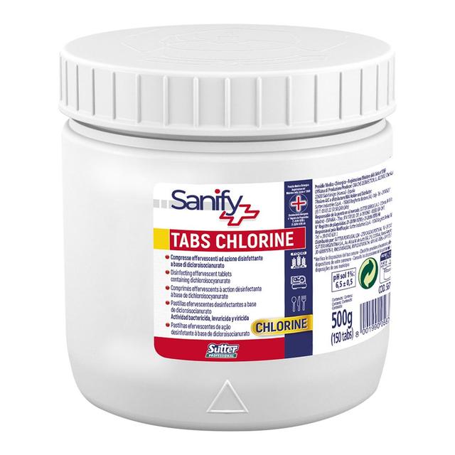Tabs Chlorine compresse disinfettanti cloro 500 gr. - 12 Fl x ct