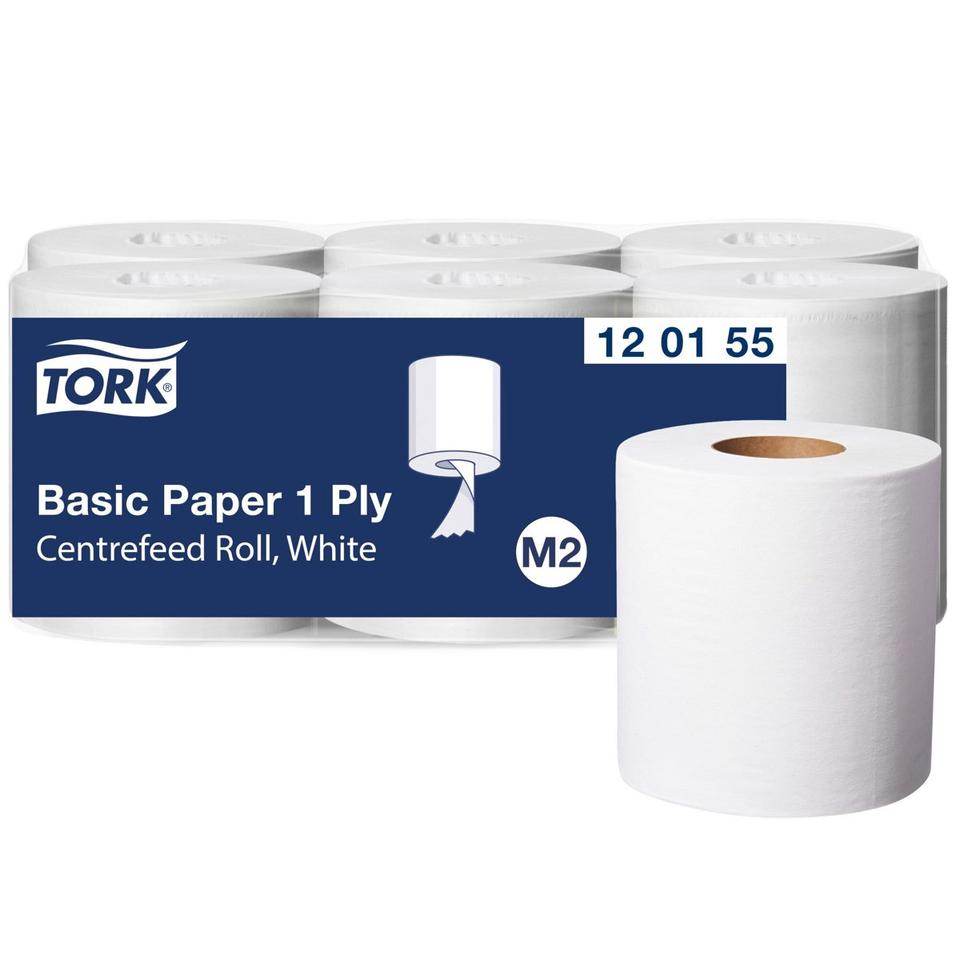 Asciugamano a rotolo Tork estraz. centr. 1v 300 m h 20 cm M2 ct 6 pz