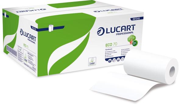 Asciugamano a rotolo Lucart EcoLucart Joint 2 v 70 M 190 str 6 pz x ct