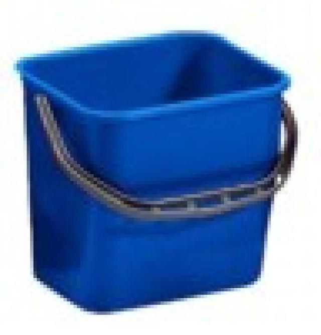 Secchio 6 lt graduato blu per carrello