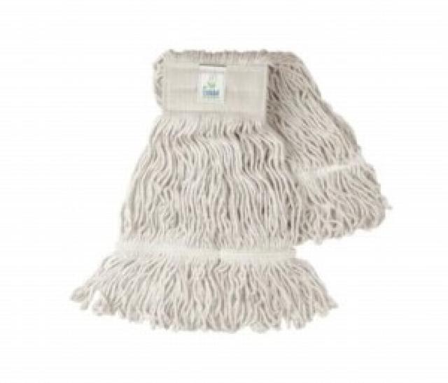 Mop cotone 500 gr. pinza con banda Ecolabel