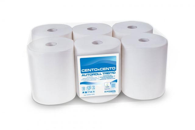 Asciugamano rotolo p.c. Master 100 - 3 v 100 M - 6 pz x ct
