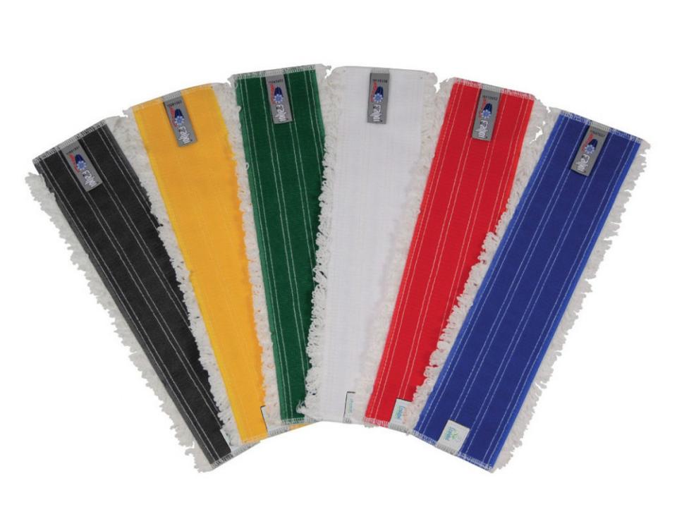 Frangia lavaggio microfibra Microrapid velcro 40 cm rosso