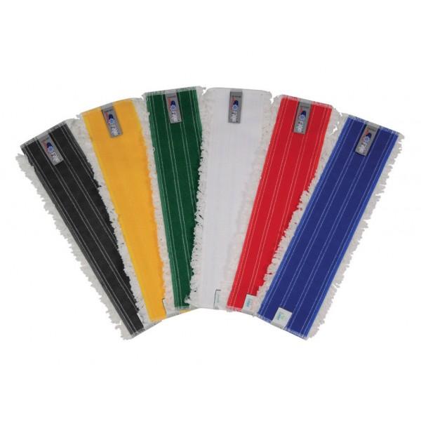 Frangia lavaggio microfibra Microrapid velcro 40 cm giallo