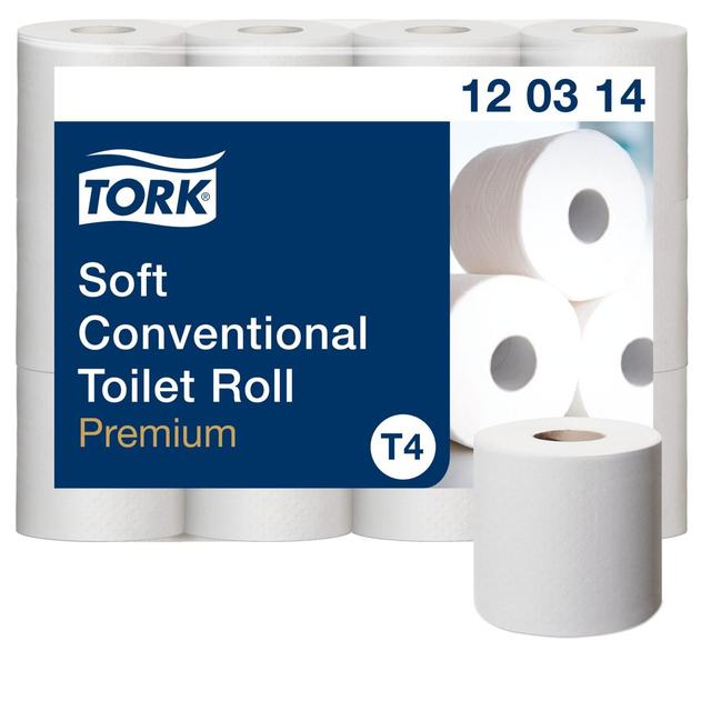 Carta igienica rotolo Tork 3v Soft fascett. Premium 8x12 T4 ct 96 pz