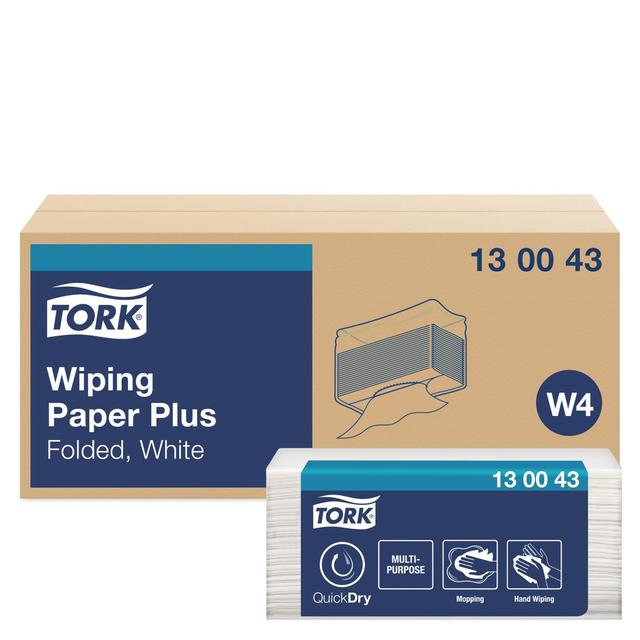 Panno monouso Tork QuickDry bianco ct 5x200 pz W4 ES