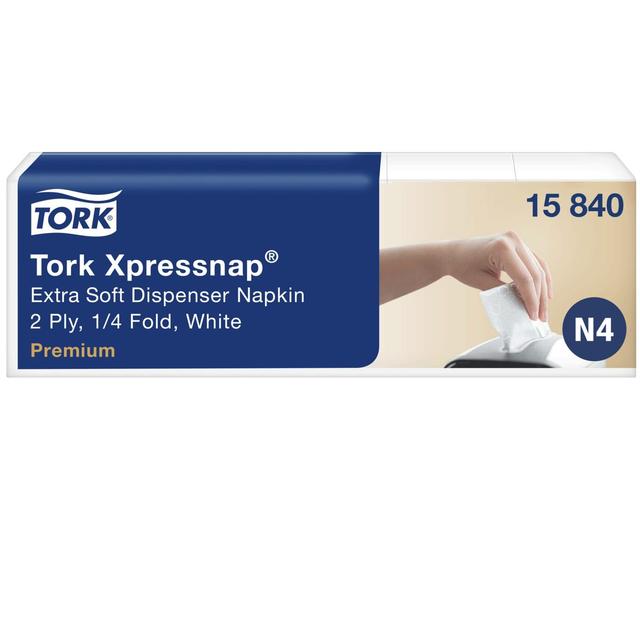 Tovagliolo Tork Premium intercalato 2v p.1/4 21,6x33 - 8x500 N4