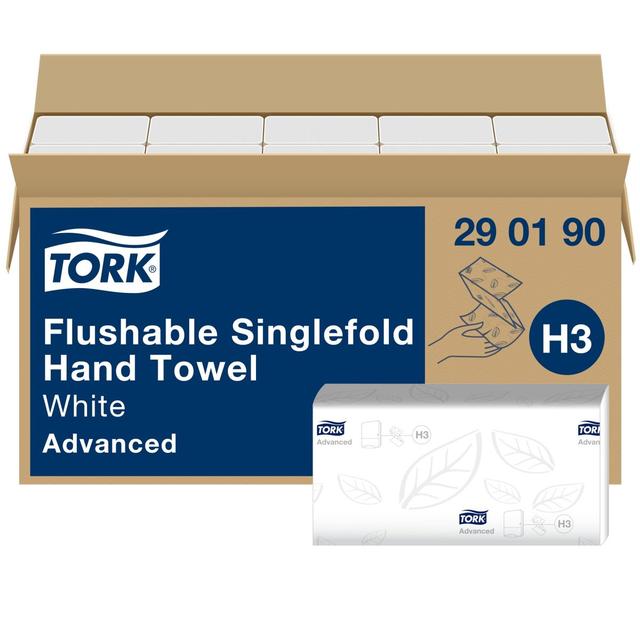 Asciugamani piegati a V Tork Flush idrosolubili Ad 15x250 pz H3