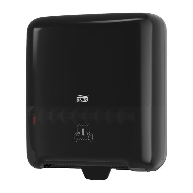 Dispenser asciugamano a rotolo Tork Matic Elevation H1 nero